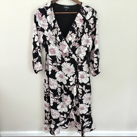 NWT Lulus Thistle Prove My Love Floral Wrap Dress - Picture 3 of 13